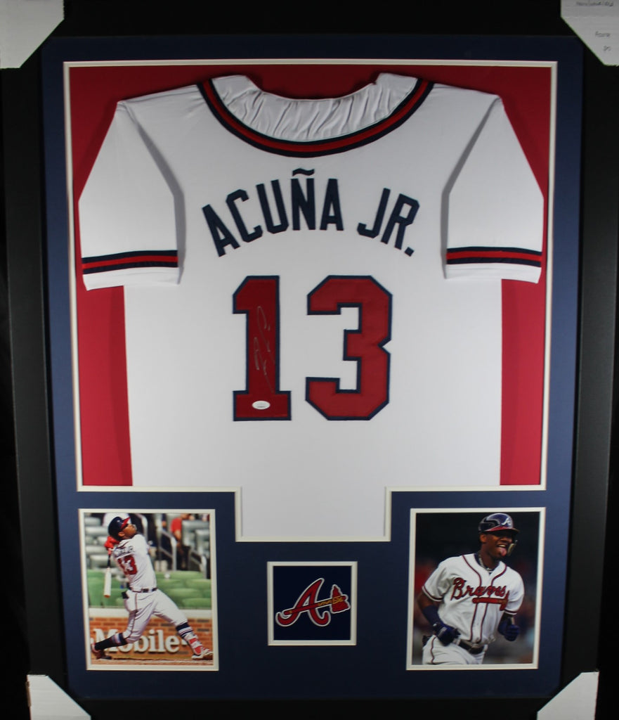 ronald-acuna-framed-autographed-white-jersey-1 – Midwest Memorabilia