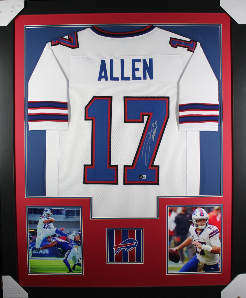 josh-allen-framed-autographed-white-jersey-1 – Midwest Memorabilia