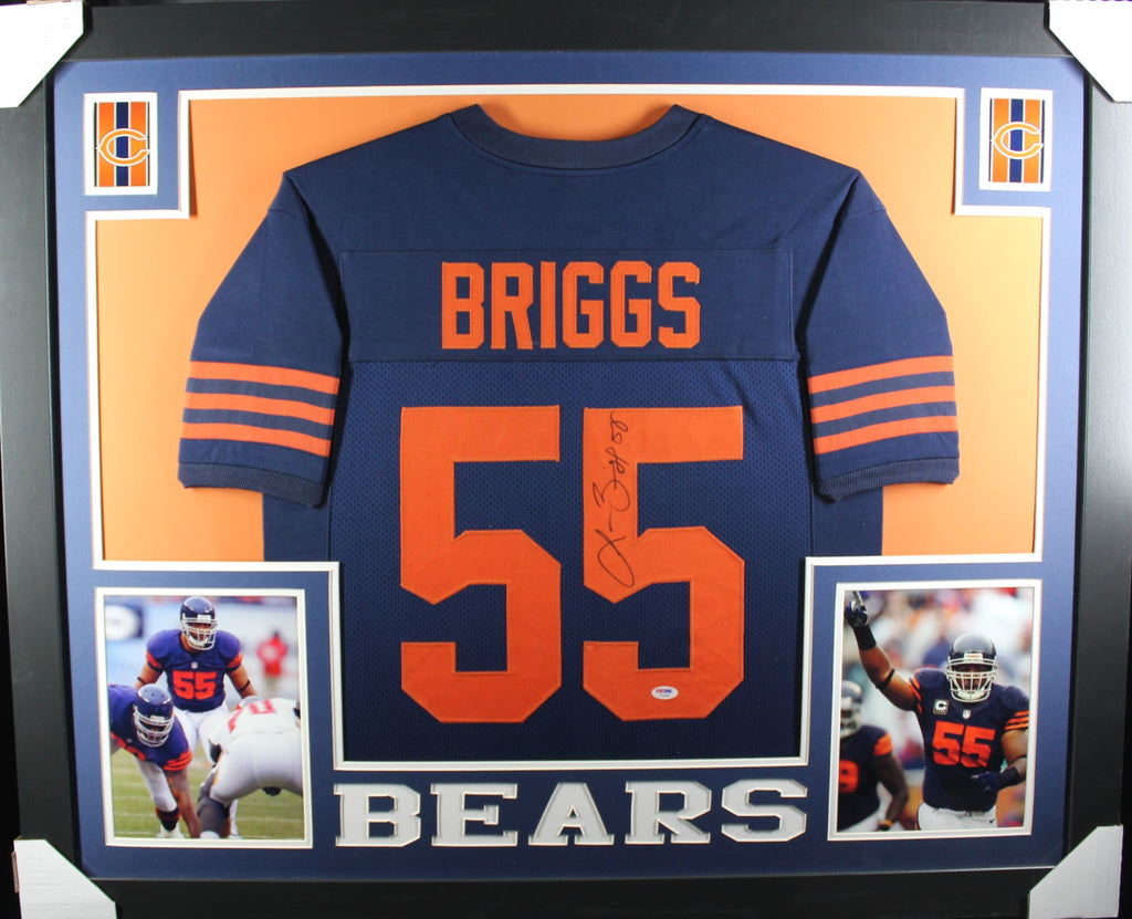 lance-briggs-framed-autographed-navy-jersey – Midwest Memorabilia