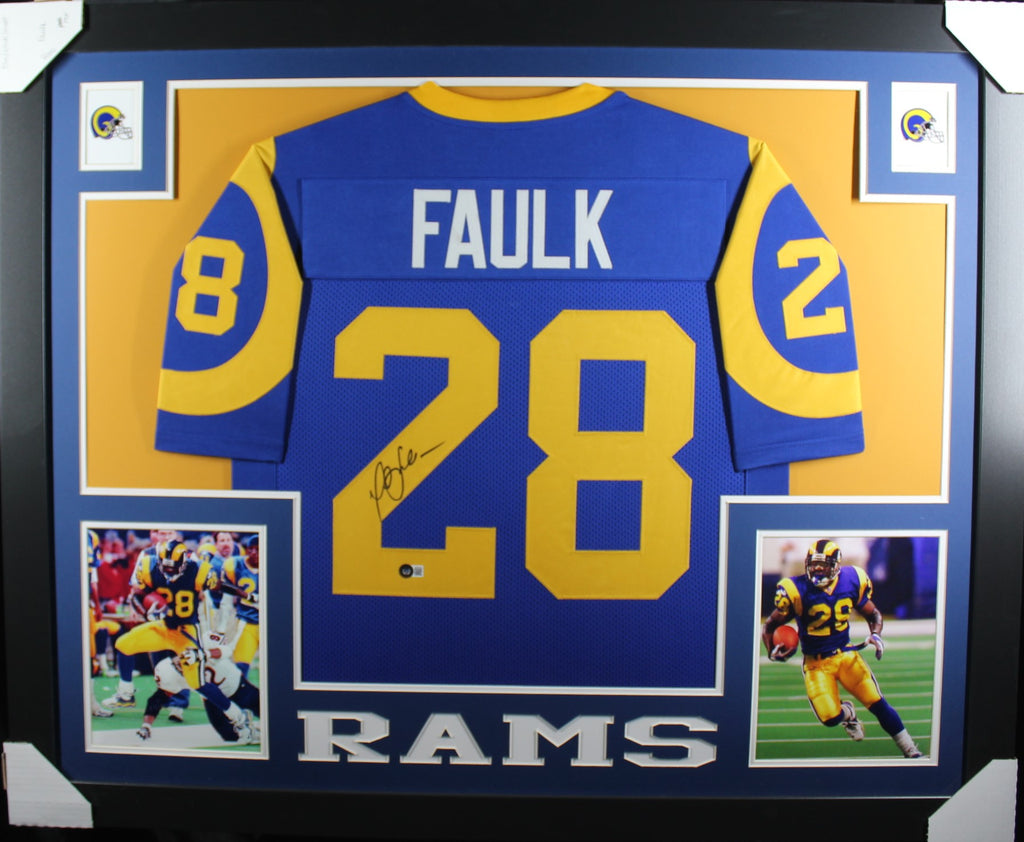 marshall-faulk-framed-autographed-throwback-jersey – Midwest Memorabilia