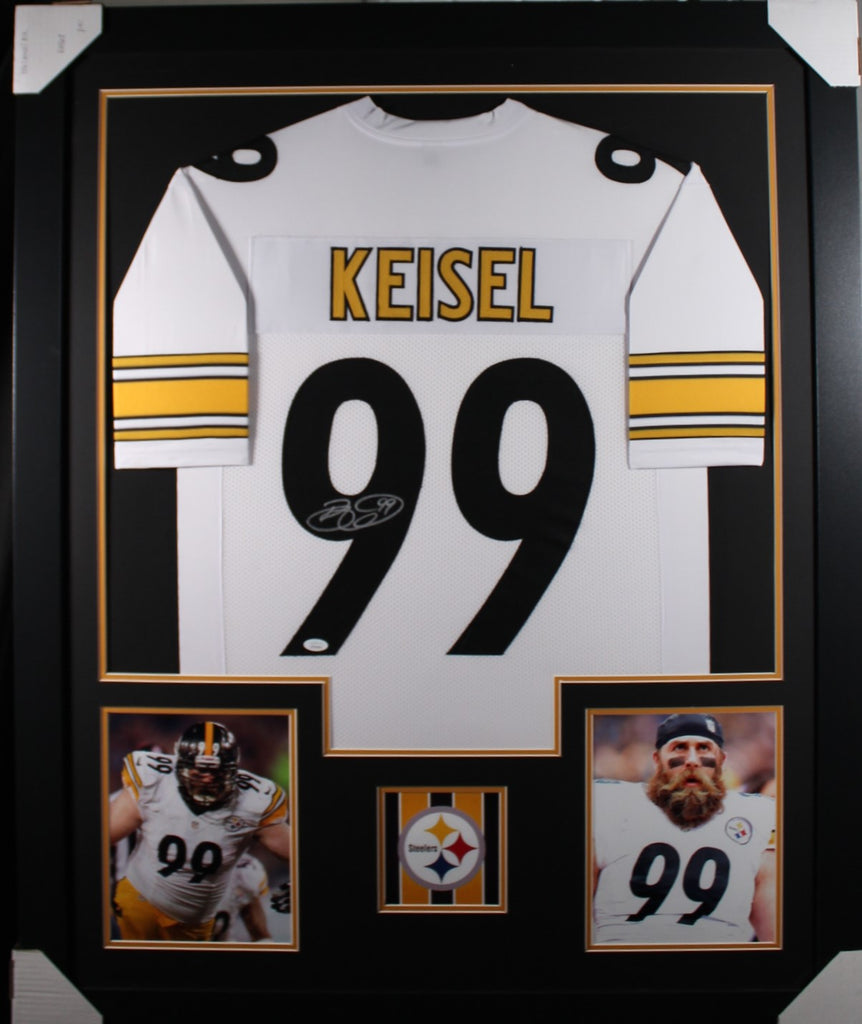 Pittsburgh Steelers Brett Keisel Autographed Pro Style White