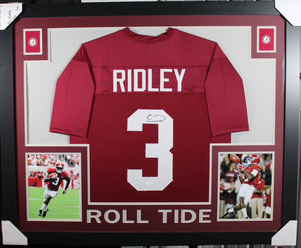 calvin-ridley-framed-autographed-crimson-jersey – Midwest Memorabilia