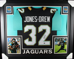 Maurice Jones-Drew framed autographed black jersey