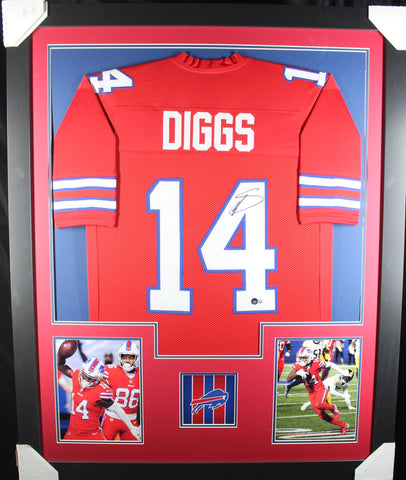 stefon-diggs-framed-autographed-red-jersey – Midwest Memorabilia