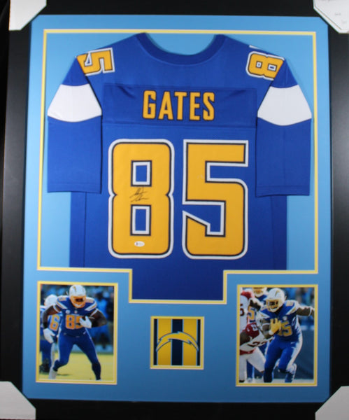 antonio-gates-framed-autographed-color-rush-jersey – Midwest
