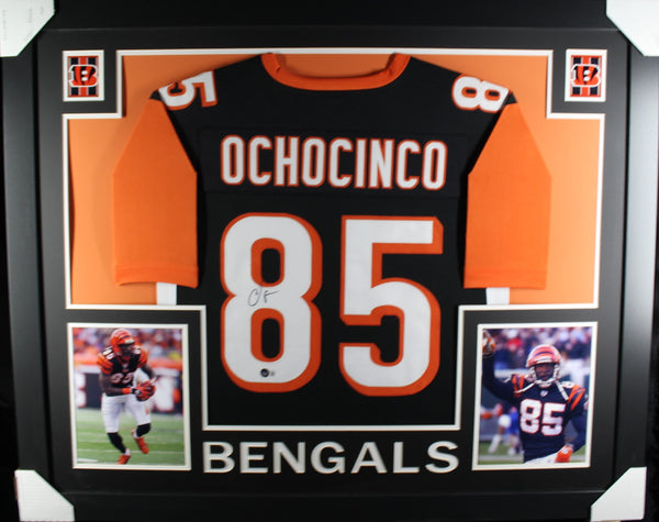 Autographed/Signed Chad Johnson Ochocinco Cincinnati Orange