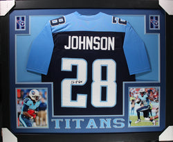 chris-johnson-framed-autographed-dark-blue-jersey