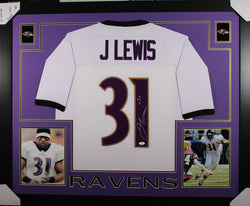 jamal-lewis-framed-autographed-white-jersey