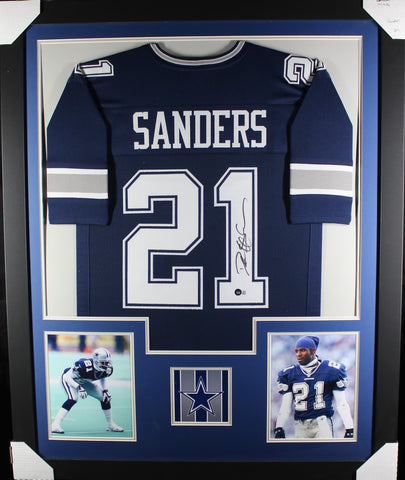 deion-sanders-framed-autographed-blue-jersey-1