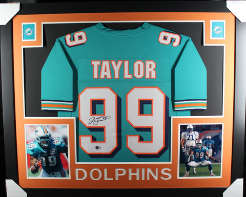 jason-taylor-framed-autographed-teal-jersey-1